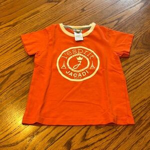 Jacadi Paris Boy’s Orange Tee Size 6A